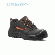 Chaussure basse de sécurité antidérapante noire en cuir pleine fleur CE S3 SRC - PEARL COVERGUARD_0