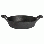 Plat en fonte rond 760 ml, (Ø)180 mm, avec oreilles