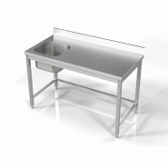 Plonge inox bac 1 à gauche 1400x700 - P7812.0610