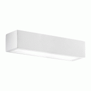 ROSSINI ILLUMINAZIONE Elmer Applique Rectangulaire En Plâtre À Peindre Pour Intérieur À Double Émission - 2X E27 60W Ip20 - Groupe Rossini A.7225