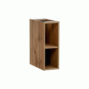 STELLAMEUBLES Niche XILO OAK rangement bas salle de bain 20cm aspect chêne Wotan - 3667335113255