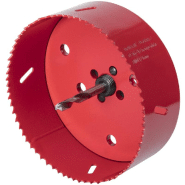Wolfcraft scie cloche 152 mm bi-métal rouge 5498000 422082 Wolfcraft scie cloche 152 mm bi-métal rouge 5498000 422082
