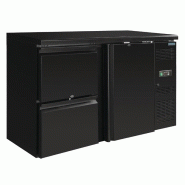 Arrière-bar Série U 1 porte et 2 tiroirs GL186 Polar