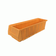 Bac plastique orange l.120 x p.400 x h.100 mm - f22fapk15510025
