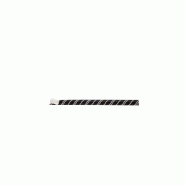 Betik Ecoline – 6000 unités – Paille cuillère papier noir et blanc – Ø 8 mm x H 20 cm - multicolore en carton 1010794
