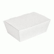 Boîtes Lunch box The Pack en carton ondulé nano micro blanc 14x9,7x5cm - par 480