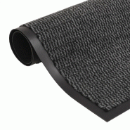Décoshop26 - Paillasson rectangulaire 60 x 90 cm Anthracite DEC023093 - 3001226169608