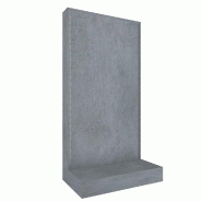 Gondole simple face Alias L74xP44xH144,6cm - béton