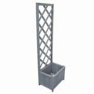 Helloshop26 - Jardinière bac lit surélevé plantes fleurs terrasse jardin en treillis 40 x 30 x 135 cm bois de sapin massif gris 02_0038597 - 300021 Helloshop26 - Jardinière bac lit surélevé plantes fleurs terrasse jardin en treillis 40 x 30 x 135 cm bois de sapin massif gris 02_0038597 - 300021