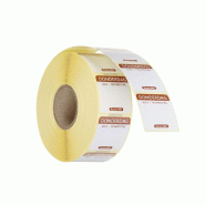 ITALCONCEPT Étiquettes de sécurité journalières, multi-usages, faciles retirer , HENDI, Jeudi, Brun, 1000 u., 25x25mm - 8711369850503