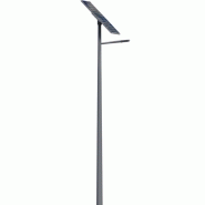 Lampadaire urbain solaire combi 3 / led / 40 w / 6520 lm / en aluminium et acier galvanisé thermolaqué