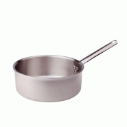 Pentole Agnelli, casserole basse 28 cm avec manche en acier, trilaminé, adaptée à l'induction - multi-matériau 8007441148010