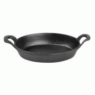 Plat à oreilles ovale en fonte 220 x 150 mm - Ref FW817 - Olympia - 5050984756252