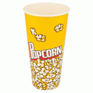 Pot à pop corn carton imprimé 720cc Ø9,6x17,7cm - par 1000