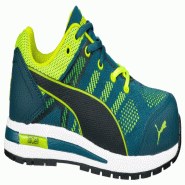 Basket de sécurité  Elevate Knit Green Low S1P ESD HRO SRC vert T.40 Puma - 40 bleu textile 643170360000040