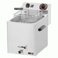 RM GASTRO Friteuse électrique 0,38 kW/l, 8 l TOP avec robinet de vidange 230 V REDFOX - FE 07 V - REDFOX - 0615402494144