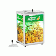 Royal Catering - Royal Catering RCNW-1L Vitrine Chauffante Machine à Nachos (109 W, Éclairage LED RGB, Température de Chauffe 65 °C, Structure en
