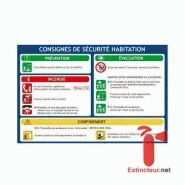 Spvc218_cse52 - consignes de sécurité habitation