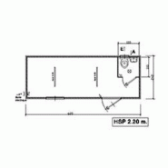 Bungalow de chantier as4 / sanitaire / bureau / aménagé