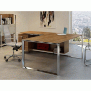 Bureau de direction Turing Nex avec retour et caisson 3 tiroirs Bureau de direction Turing Nex avec retour et caisson 3 tiroirs