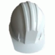 Casque de chantier - abs + pp - blanc - peut être complété par une visière de protect