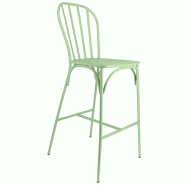 Chaise haute métal Biscarrosse - VERT Chaise haute métal Biscarrosse - VERT