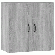Helloshop26 - Armoire murale moderne avec grand espace de rangement 60 x 31 x 60 cm en bois d'ingénierie gris 02_0048344 - gris Bois massif 300023523