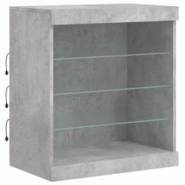Helloshop26 - Buffet bahut commode armoire meuble de rangement organisateur cuisine salle de séjour salon avec lumières LED 60,5 x 02_0030003 - 3000 Helloshop26 - Buffet bahut commode armoire meuble de rangement organisateur cuisine salle de séjour salon avec lumières LED 60,5 x 02_0030003 - 3000