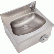 KBS Gastrotechnik KBS Lave-mains forme rectangulaire LxP 50x40cm, temporisé - inox 21010008