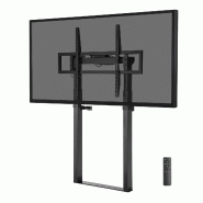KIMEX - Support TV mural motorisé écran 55''-100'' - noir aluminium 3700685426528