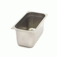 Maxima Récipient gastronorm - 1/3 GN - profondeur 15 cm - acier inoxydable – 32.5 × 17.6 × 15 cm - AKS-09367522