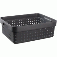 NHG Bac de rangement SEOUL BASKET M, PP, gris - gris 5707672750251 NHG Bac de rangement SEOUL BASKET M, PP, gris - gris 5707672750251