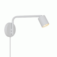 Nordlux Applique murale Explore Long  Métal Blanc ,  H. 19 - IP20 - GU10 /   Intérieur - blanc métal 5704924027222