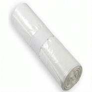 NOVACLEAN Sac Poubelle 10L HD 10µ - Blanc PEHD Vierge - Idéal Sanitaire, Salle de Bain et Bureau - Lot de 1000 - blanc SP10HD10-B