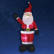 Père Noël gonflable lumineux H183cm Père Noël gonflable lumineux H183cm