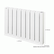 Radiateur électrique connecté à inertie fluide 1500 w alcantara Radiateur électrique connecté à inertie fluide 1500 w alcantara