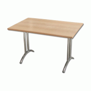 Table rectangulaire 1200x800H745 Stratifié Bois TBLRE120x80StraBois