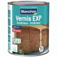 Vernis exp bois, résines aqua-polyuréthane teinte incolore mat bidon de 1l