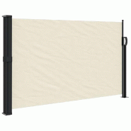 VidaXL Auvent latéral rétractable crème 120x500 cm Modèle Brise Sud - 4004400