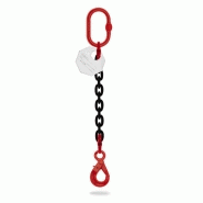 Élingue chaîne 1 brin diamètre 6 crochet automatique sans crochet raccourcisseur eca10602 Élingue chaîne 1 brin diamètre 6 crochet automatique sans crochet raccourcisseur eca10602