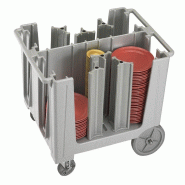 Chariot ajustable à assiettes Série S gris moucheté | Cambro - CJ636_0