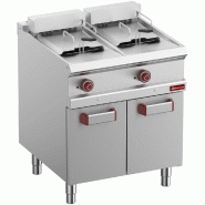 Friteuse professionnelle electrique 2 cuves 13 litres sur armoire - PE7/F26A7-N