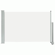 Helloshop26 - Auvent latéral rétractable de patio 60 x 300 cm crème 02_0007389 - acier 3000390747766