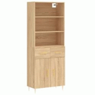 Helloshop26 - Buffet bahut commode armoire meuble de rangement organisateur cuisine salle de séjour salon haut sonoma 69,5 x 34 x 02_0034177 - 300021 Helloshop26 - Buffet bahut commode armoire meuble de rangement organisateur cuisine salle de séjour salon haut sonoma 69,5 x 34 x 02_0034177 - 300021