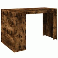 Helloshop26 - Bureau table poste de travail meuble d'ordinateur informatique étude chêne fumé 123,5 x 73,5 x 75 cm bois d'ingénierie 02_0023573 - Helloshop26 - Bureau table poste de travail meuble d'ordinateur informatique étude chêne fumé 123,5 x 73,5 x 75 cm bois d'ingénierie 02_0023573 -