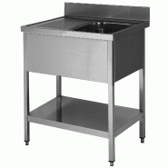 ITALCONCEPT L2G Plonge Inox 304 Demontable, 1 Bac  850mm x 1400mm x 700 mm - 3616350023575