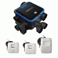 Kit VMC simple flux hygroréglable EasyHOME HYGRO COMPACT Premium Haute Pression HP+ - Aldes - 11033026 Kit VMC simple flux hygroréglable EasyHOME HYGRO COMPACT Premium Haute Pression HP+ - Aldes - 11033026