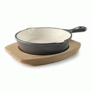 LACOR Plat à four ovale MAGMA GRAU Fonte 21,7 x 15 cm 700 ml 25840 - fonte 25843