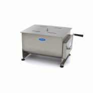 Mélangeur à viande manuel  ECO 50 L - 43 kg -  cuve fixe - axe double