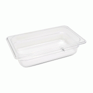 Maxima Récipient gastronorm - 1/4 GN - profondeur 6,5 cm - polycarbonate – 26.3 × 16.2 × 6.3 cm - AKS-09367922